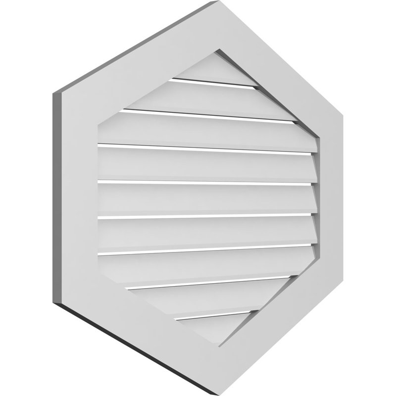 Pente verticale verticale en uréthane 6 pi, 32" H x 34" W x 1" D