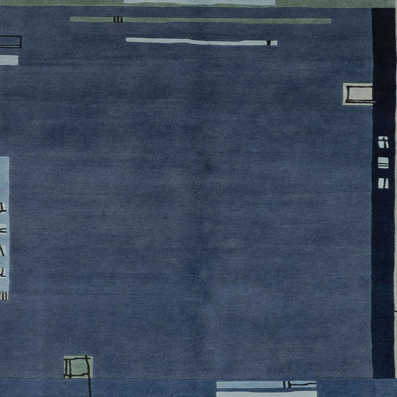 Mikylie Abstract Indoor Rug, Square 5'