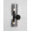  2 - Light Dimmable Black Up & Downlight