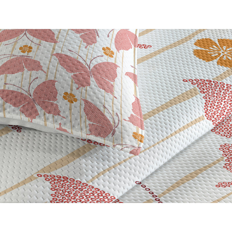 Farmhouse / Country Polyester Coverlet