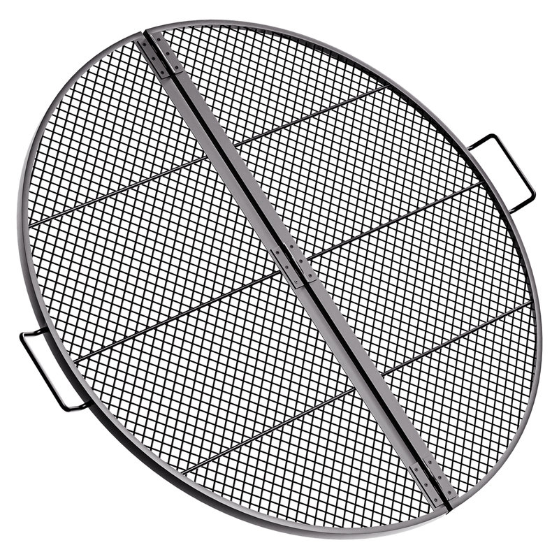 Acier - grille de barbecue pliable - 36 po