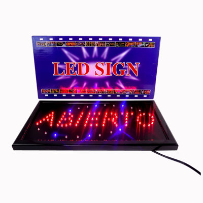 LED “ABIERTO” Sign