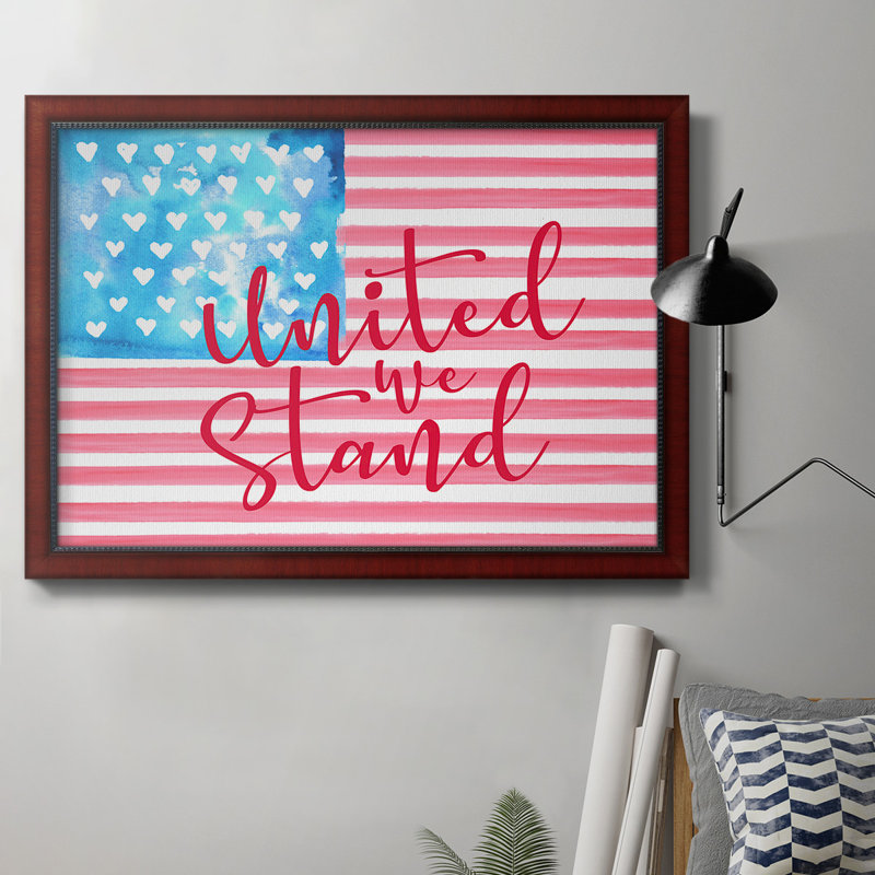 Toile de qualité supérieure avec cadre United United Stand II prêt à accrocher, H 16 po x l 20 po x P 2,5 po
