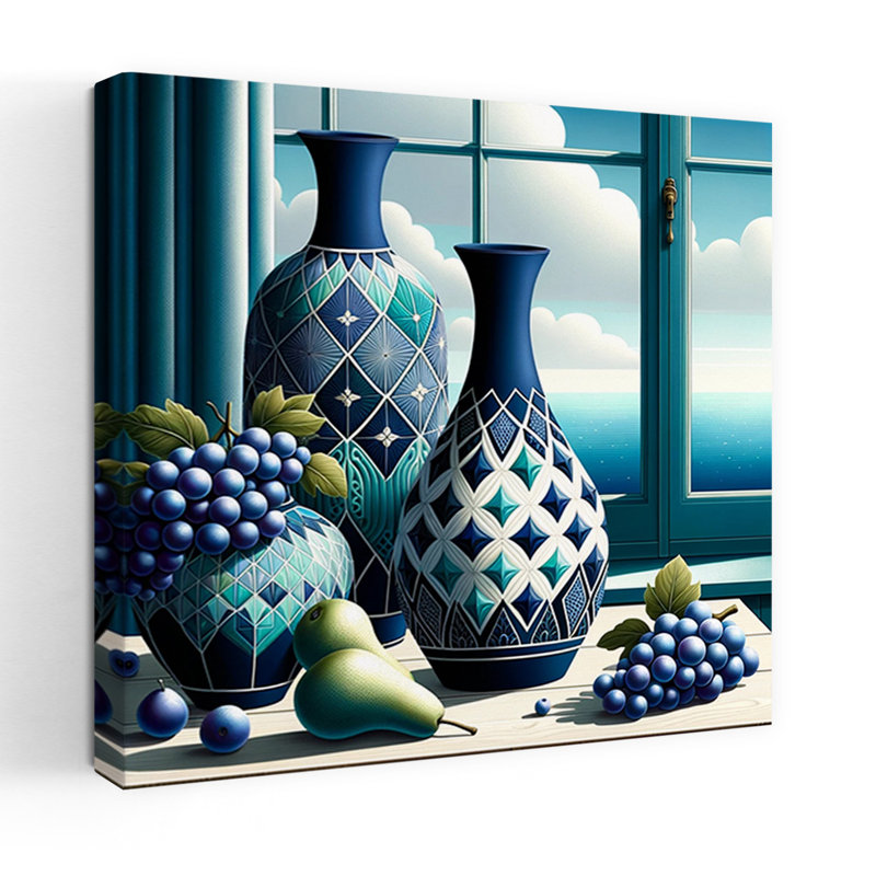 Art contemporain Art floral contemporain, H 18 po x l 18 po