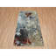 Tapis bleu pur en laine noué à la main 3 pi x 5 pi 2 po FA3FB028278949328CC4AC9E34F32635