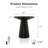 Astromeritis Round Solid Wood Base End Table-1021493190-1035098238