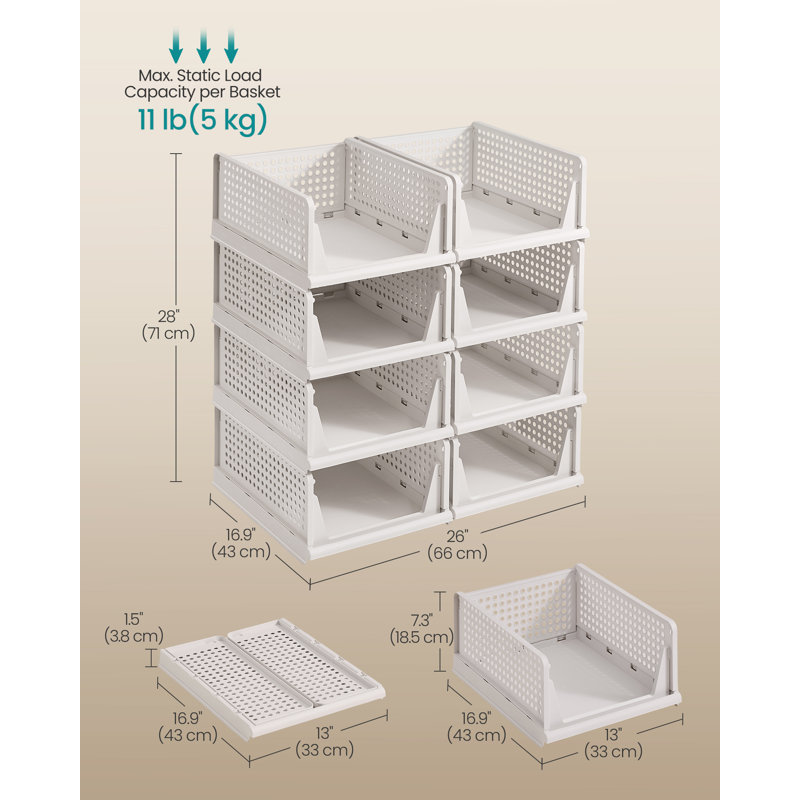 Bollitree Polyethylene Plastic Drawer Organisers