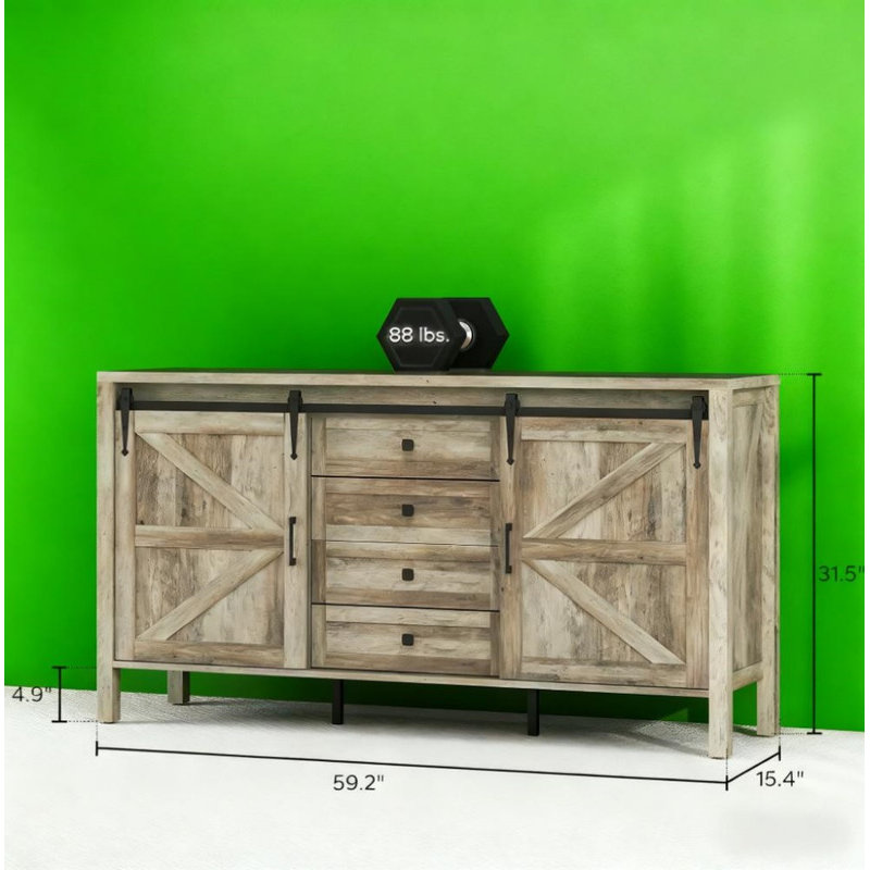 Buffet 59 "avec plateau épais