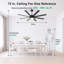 Ventilateur de plafond 72 po Modern Farmhouse
