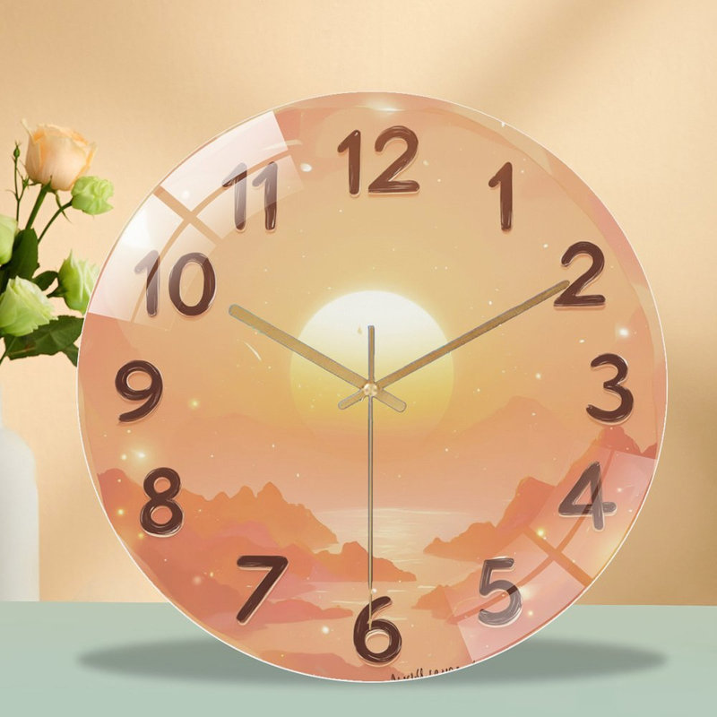 Horloge murale avec horloge murale 12 po