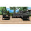 Avion 6 Piece Sectional Set - Black-387827688-376409135