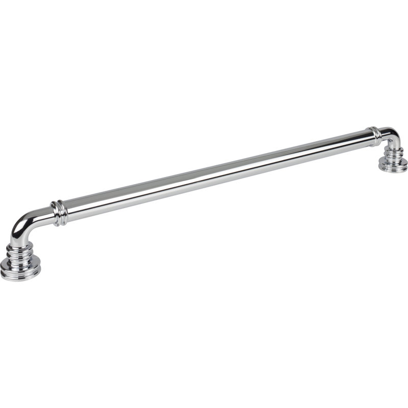 Cranford 12" Center to Center Appliance Pull, 18" Center to Center, Polished Chrome