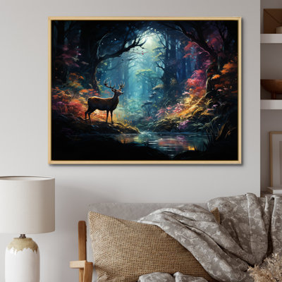 " Deer Enchanted Forest III "