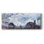 «Saint Lazare Station In Paris», arrivée d'un train par Monet sur toile-985578618