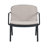 Outdoor PP Club Chair, Black Frame With Beige Cushion, Set Of 2-1731572275