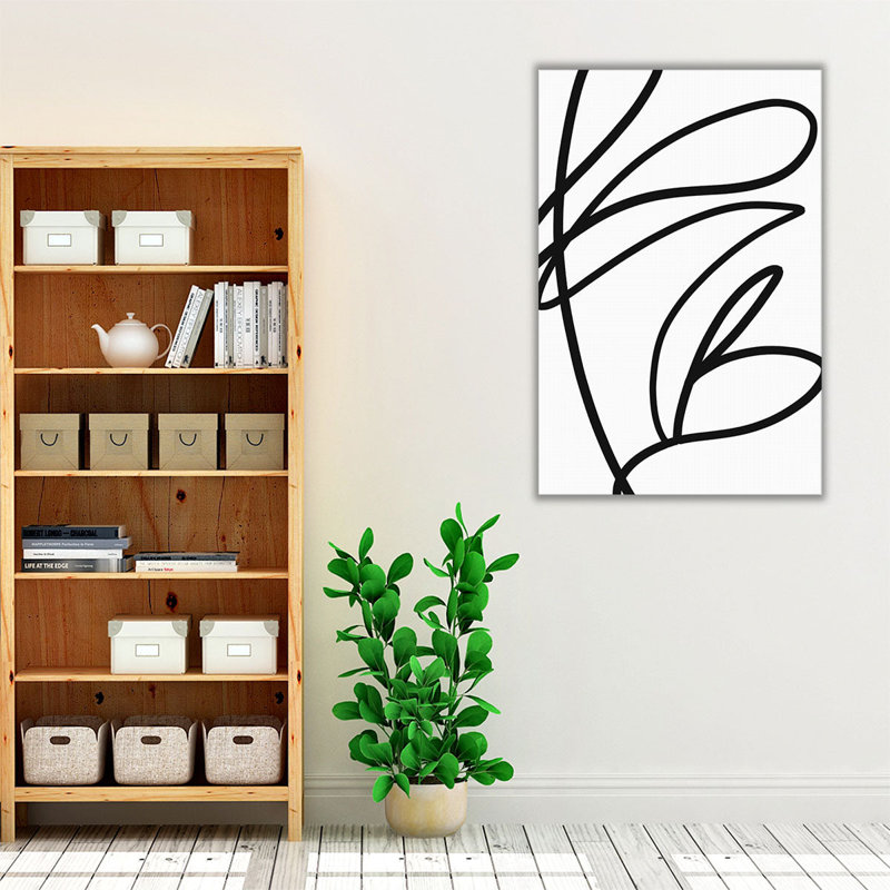 «Young and Restless Black and White», reproduction d'art sur toile, H 60 po x l 40 po