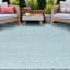 Tapis intérieur / extérieur turquoise Urbina-173469023