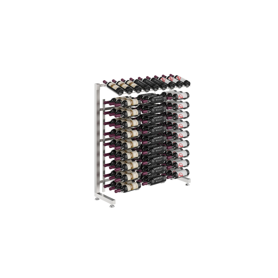 Illinois 90 Bottle Floor Wine Bottle Rack Rebrilliant 