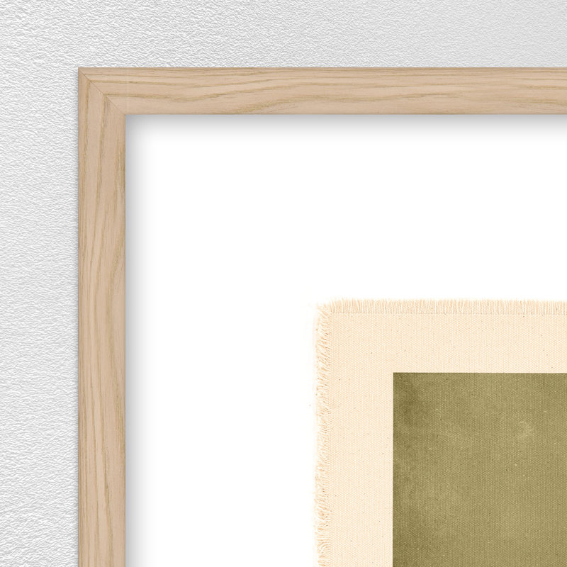 «Folded I» par Bobby Berk - Cadre photo unique, impression sur toile, l 20 po