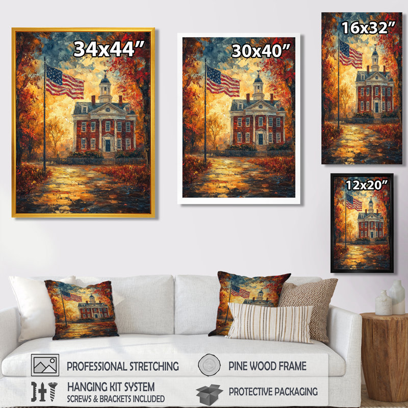 Dultach - art mural sur toile tendance, H 40 po x l 30 po, Reproduction encadrée d'une seule photo, Doré
