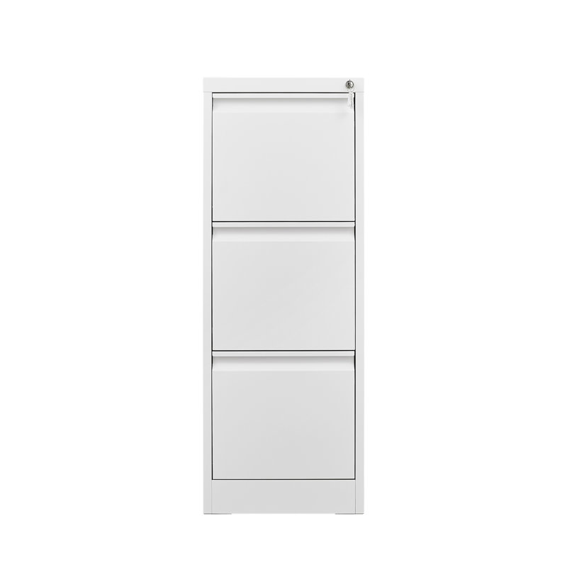 Classeur verrouillable à 3 tiroirs Home Office, White
