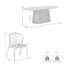 4 - Person Pedestal Dining Set-98202741-98202738
