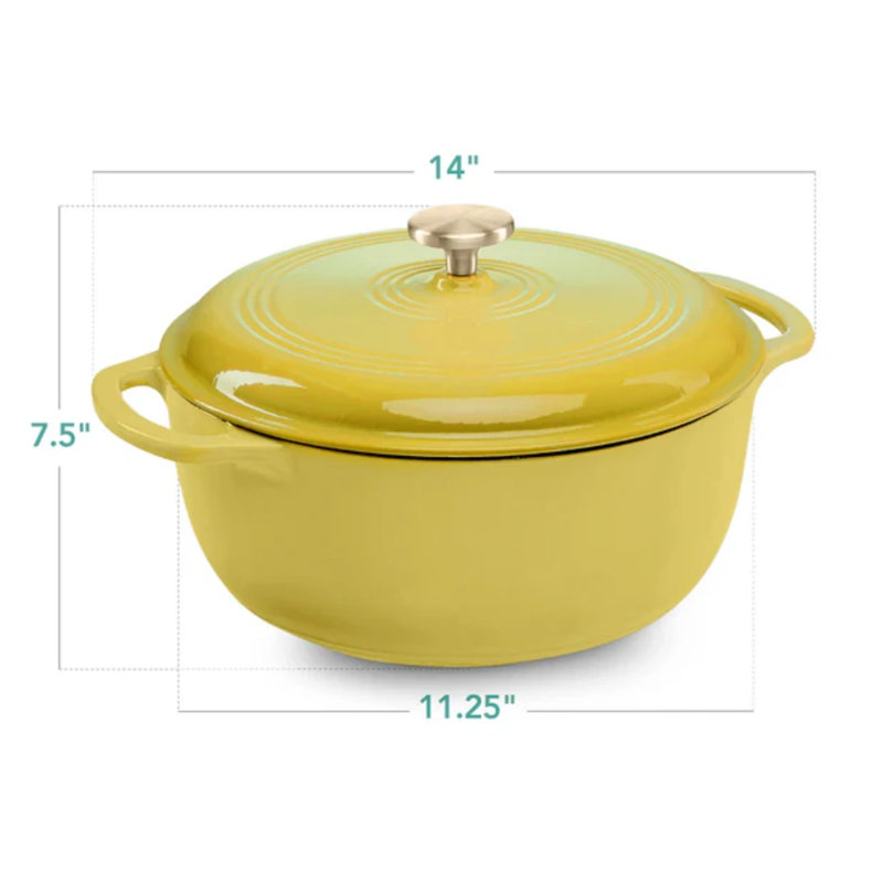 Dutch Oven- 6Qt, Lemon Meringue