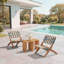 Tabouret extensible Riviera naturel
