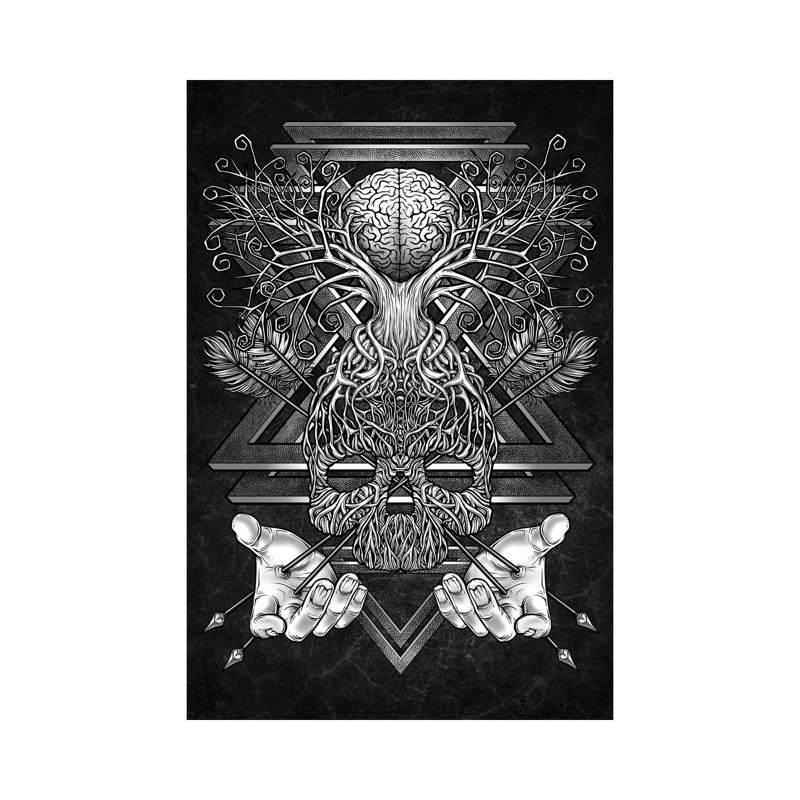 Beyond Intelligence II by Winya Sangsorn - No Frame Gallery-Wrapped Canvas Giclée on Canvas, 30.48cm H x 20.32cm W
