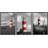 Bright Color Lighthouse with Black and White Landscape Modern Wall Decor-102298397-102298399