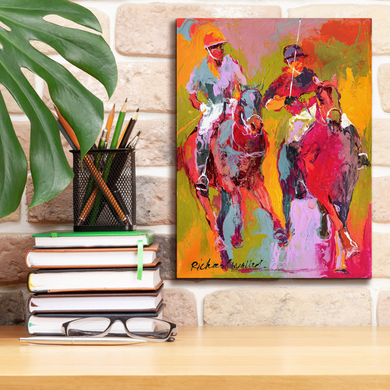 «Polo» par Richard Wallich, H 16 po x l 12 po x P 0,75 po