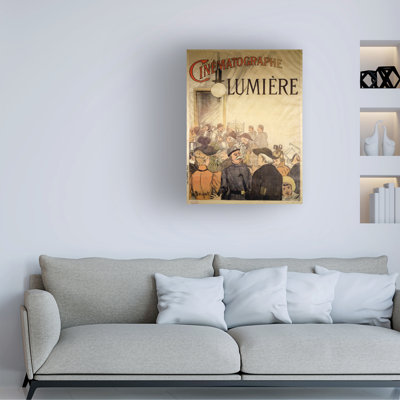 Henri Brispot Thecinematographe Lumiere, 1896 Canvas Art