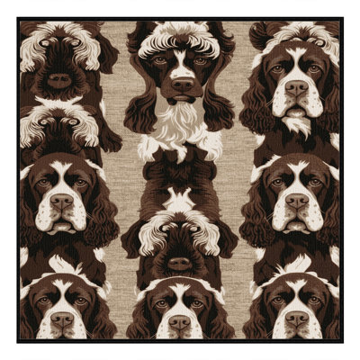 Washable American Water Spaniel Dogs Area Rug
