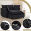Fauteuil rembourré de 47 po avec tissu en chenille mobile, siège de soutien et élégant pour lire dans le salon Coussin de chaise confortable, coussins rembourrés-57060816-57060820