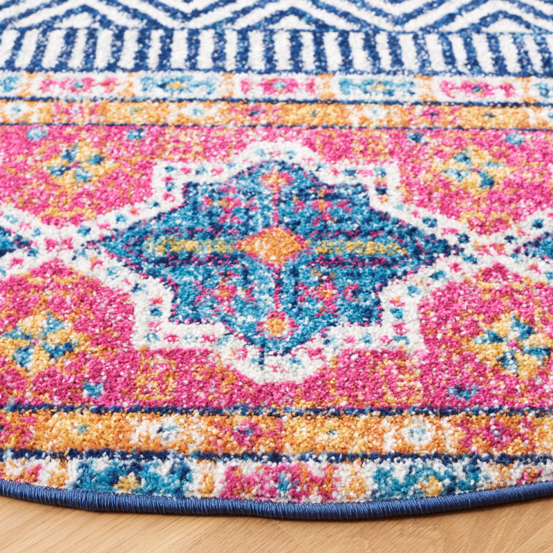 Dishant Performance Southwestern Rug, Round 6'7"