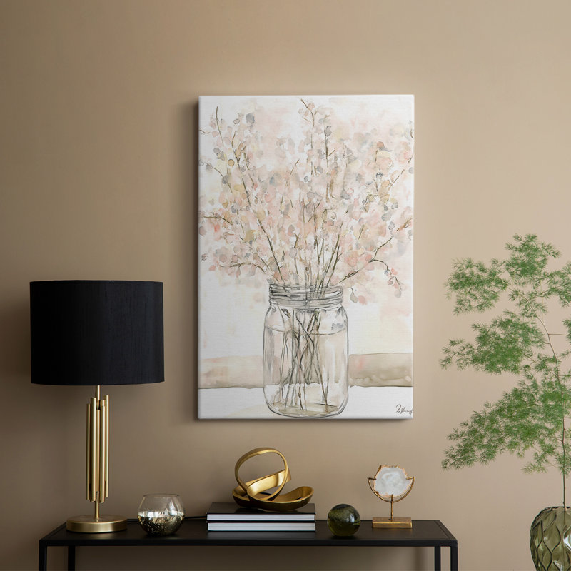FLORAL Series DLIX -Custom Wrapped Gallery Cavas, 12" H x 8" W