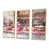 Toile naturelle avec cadre flottant