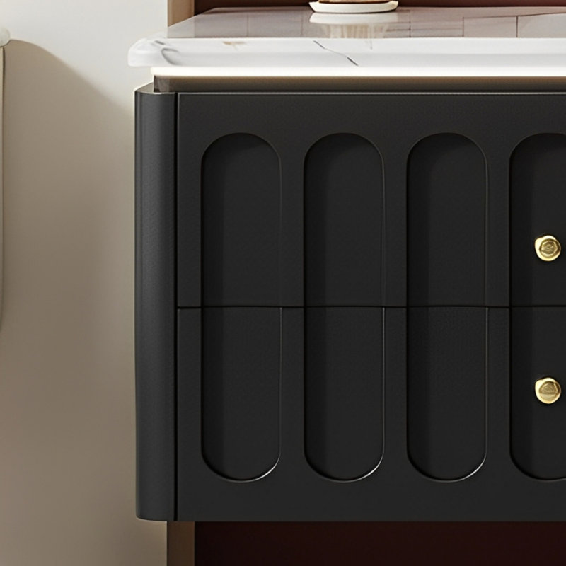 Armoire de salle de bain de style américain moderne, 55"