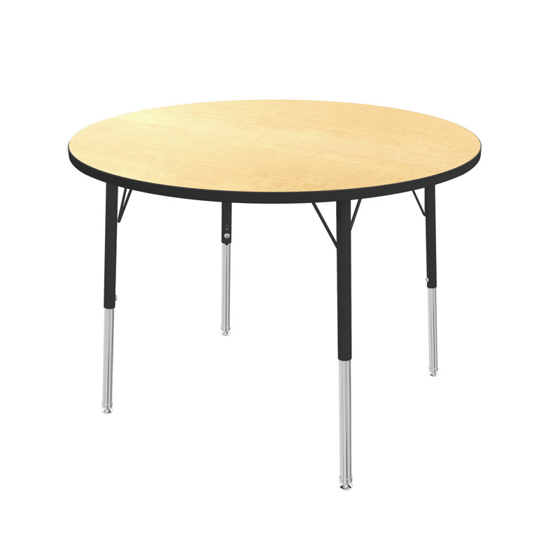 Table d'activité à hauteur réglable MG, H 24 po x L 36 po x l 36 po, Érable fusion