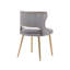 Fauteuil à oreilles en velours khanya-449638220
