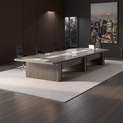 Table de conférence multi-personnes avec douille