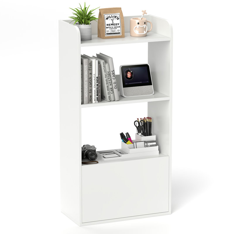 120cm H x 55cm W Book Cabinet Bookcase, White