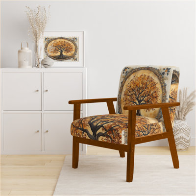 Chaise rembourrée Tree Of Life - Chaise avec accoudoirs Tree of Life Mandala
