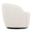 Chaise longue pivotante rembourrée Alma Boucle-448977327