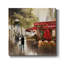 Paris in the Rain - Reproduction d'art sur toile tendue-691761283