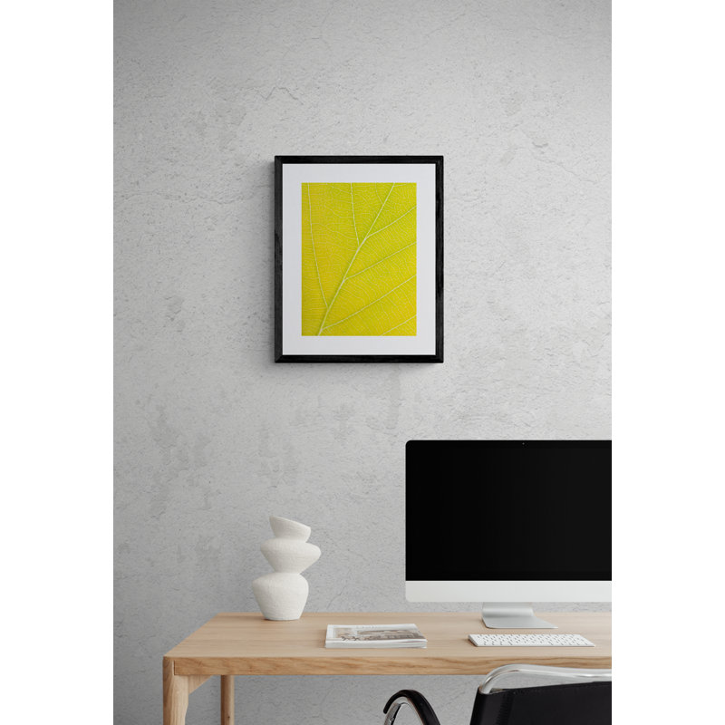 Autumn Leaf by Philippe Monthoux, Black Framed Paper, 20" H x 16" W
