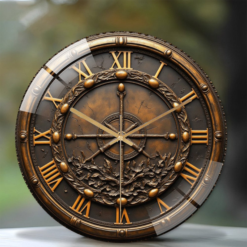 Horloge murale élégante 12 po