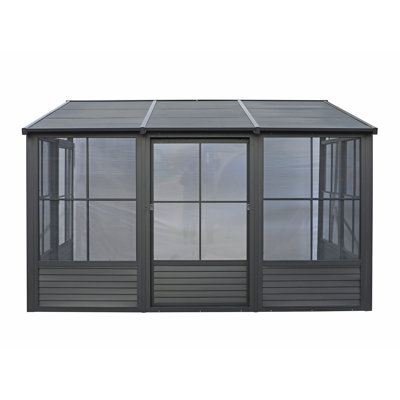 Florence Wall-Mounted Solarium with Metal Roof