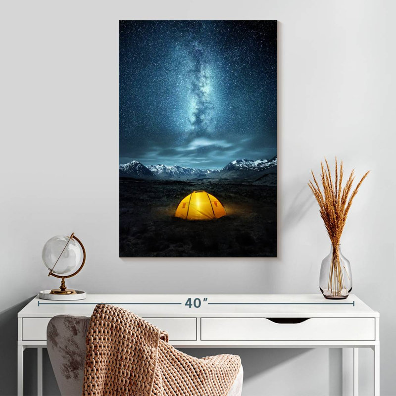 Oberle Tent Under Milky Way, 30" H x 20" W
