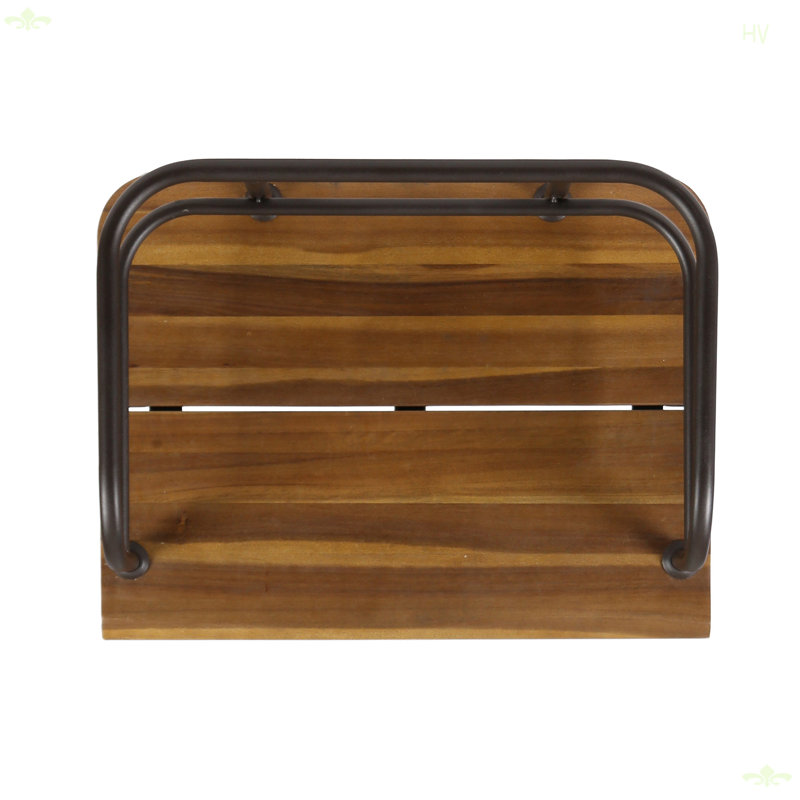 Outdoor Industrial Wood And Metal Chair